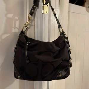 Small black coach bag